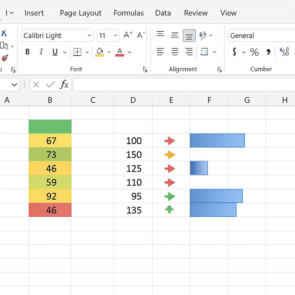 조건부 서식으로 데이터 강조하기 관련 사진