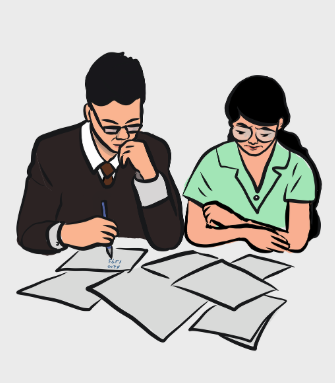 문제를 분석해 해결 가능한 과제로 정리하는 사고 과정을 설명하는 이미지