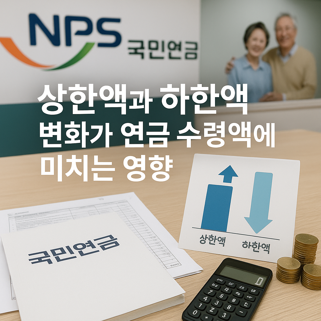 상한액과 하한액 변화가 연금 수령액에 미치는 영향