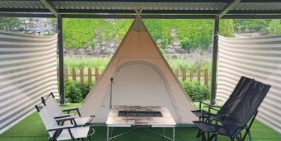 양산 진수캠프닉 독립형 텐트