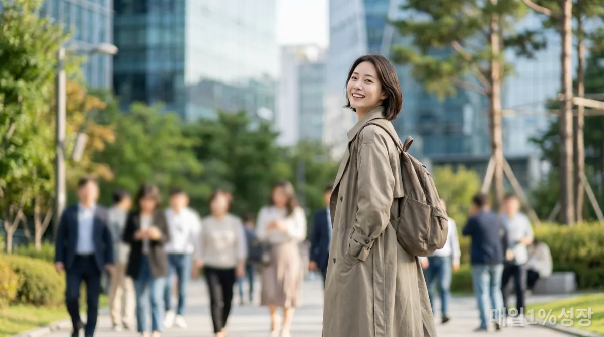 건강한 경계를 설정하고 자신감 있게 걸어가는 한국인