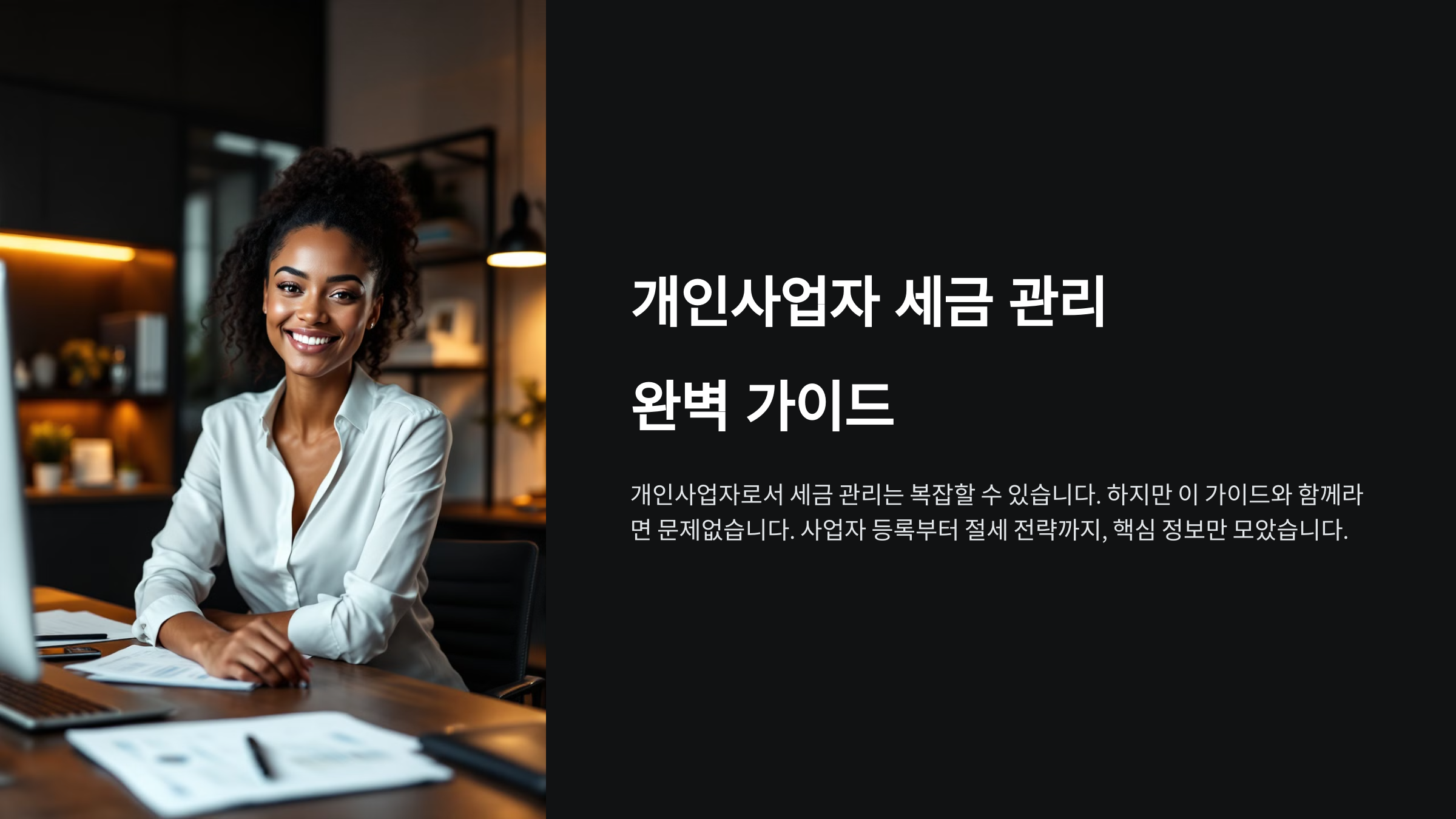 개인사업자 등록과 세금 종류