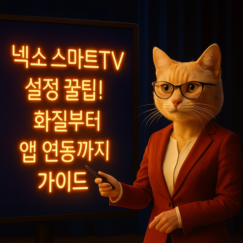 넥소 스마트TV 설정 꿀팁! 화질부터 앱 연동까지 가이드