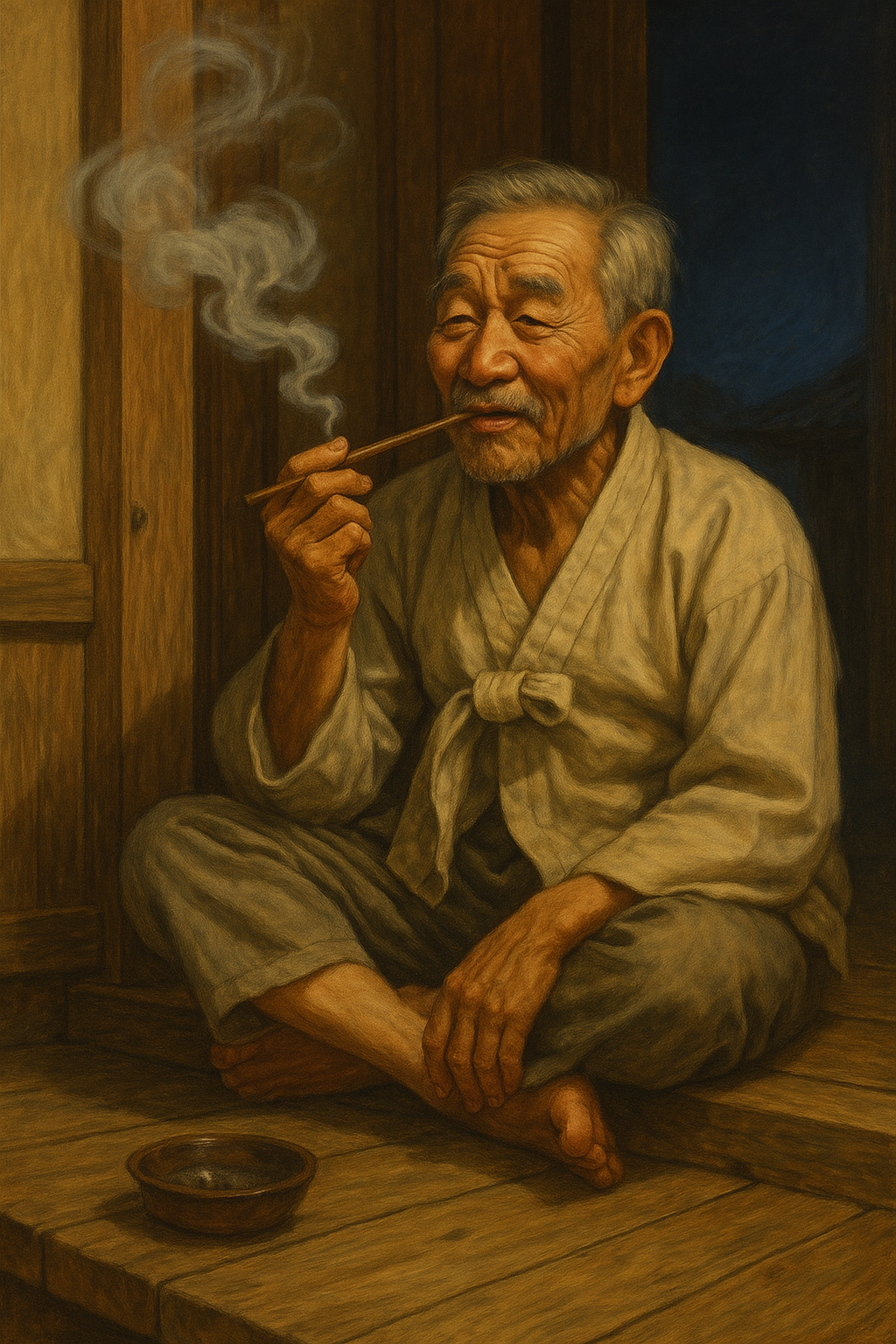 할배의 담배 연기