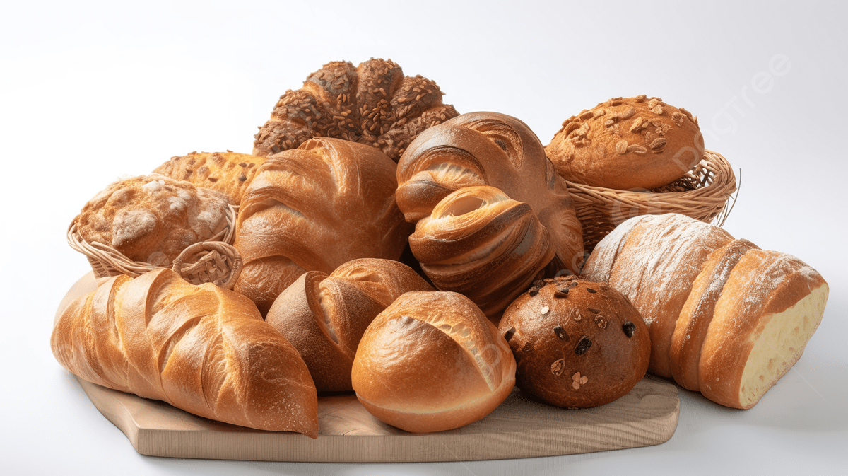 이미지 출처: AI 생성 이미지(콘텐츠 이해를 돕기 위한 시각 자료, 실제 인물을 특정하지 않은 AI 생성 이미지)
제빵기능사 실기 품목 예시인 다양한 식빵과 단과자빵 모습