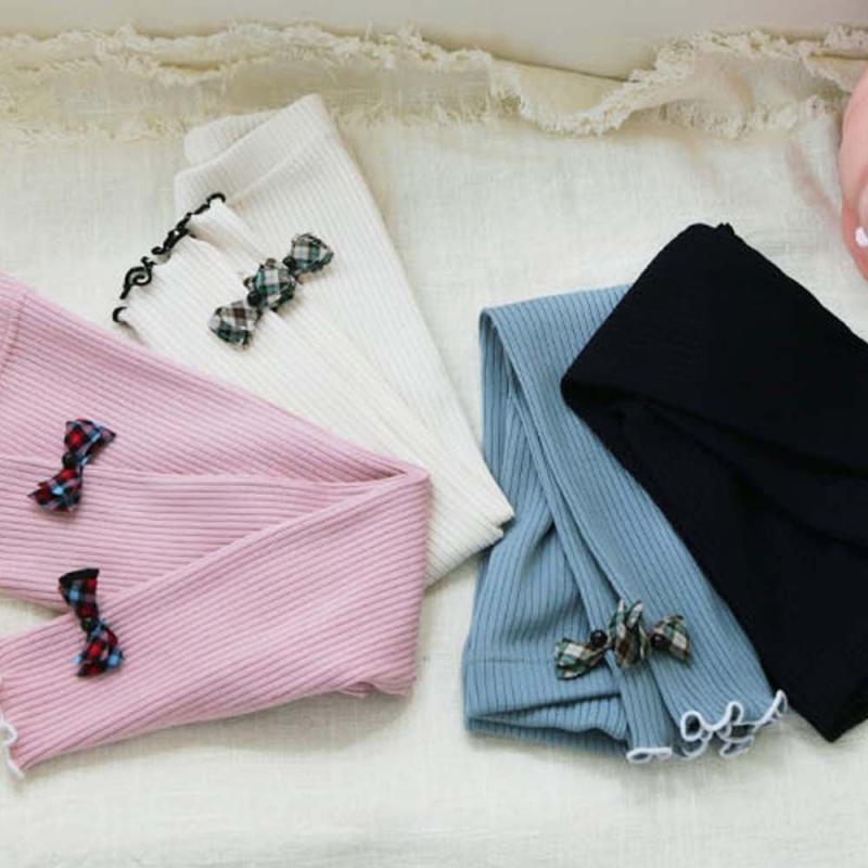 발랄하면서도 걸리시한 무드 여아 리본 레깅스