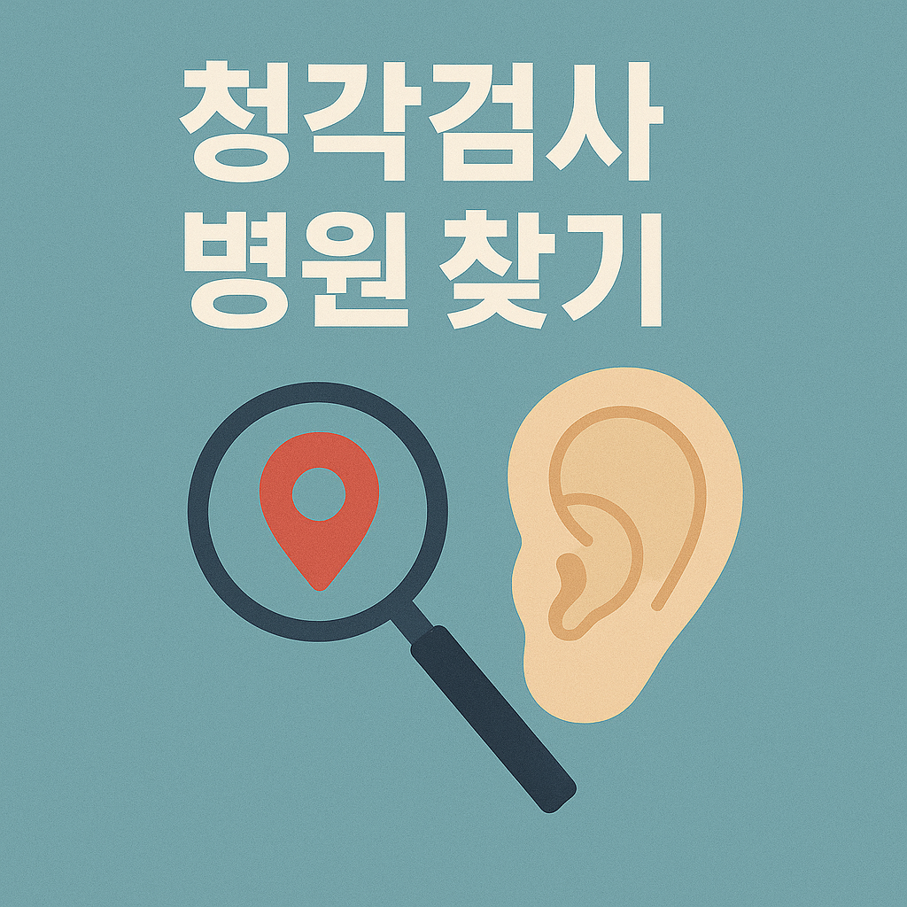 청각검사 병원 찾기
