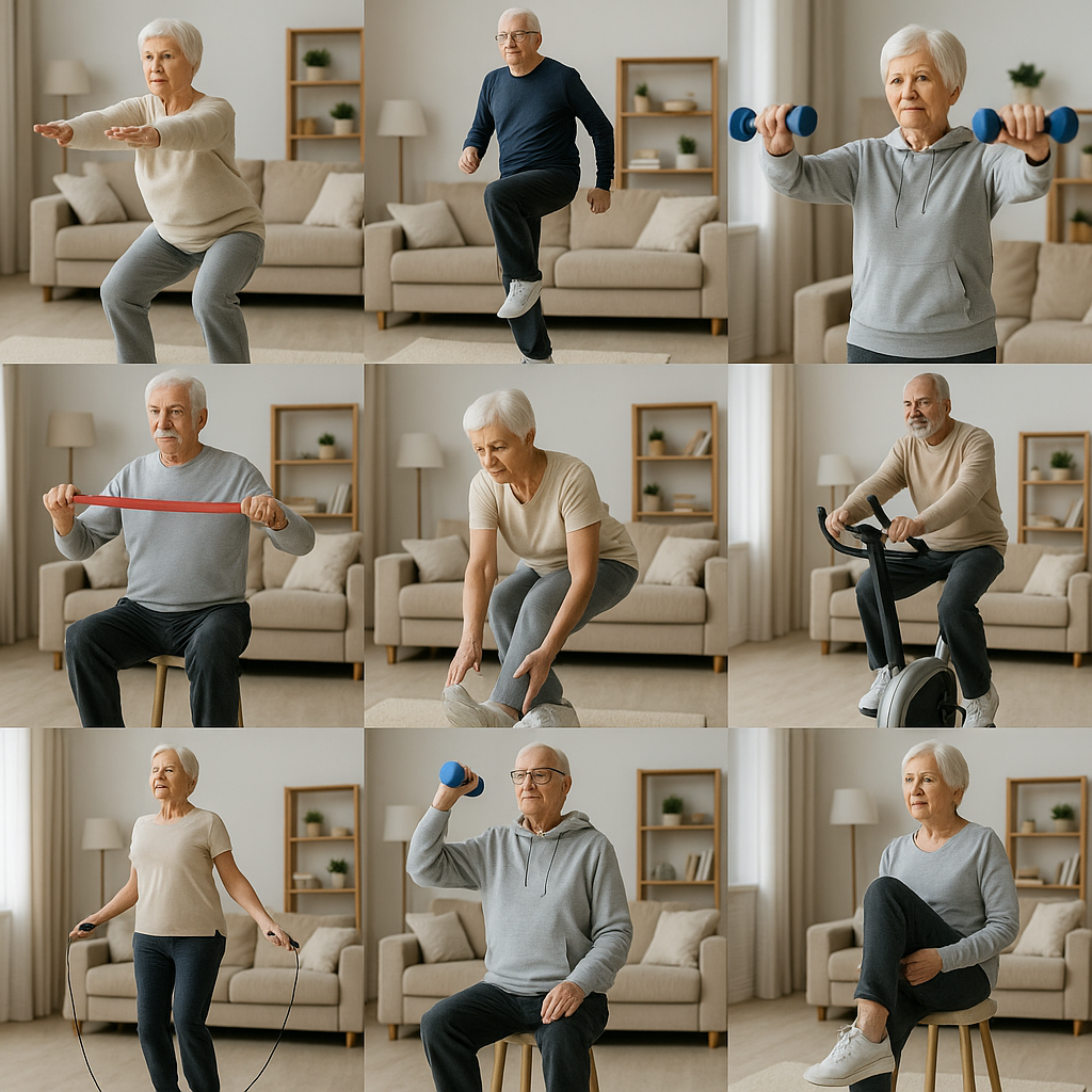 노년층 실내운동법