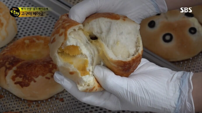 생활의-달인-고구마-크림치즈-베이글