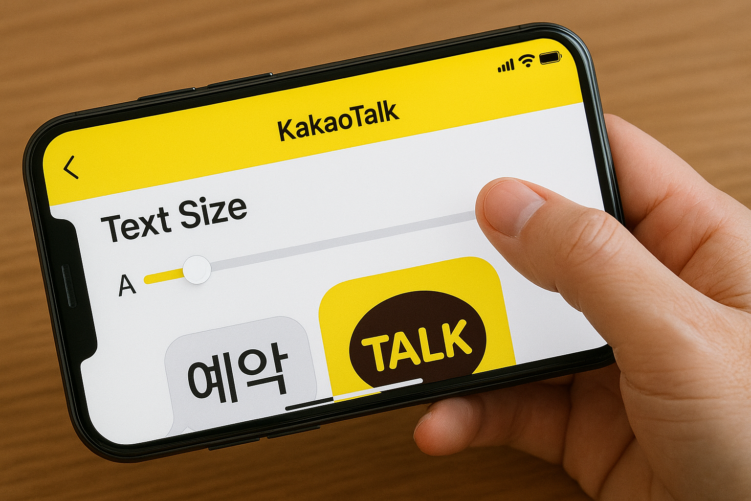 카카오톡 글자 작아서 불편하세요 시니어 맞춤 확대 설정법