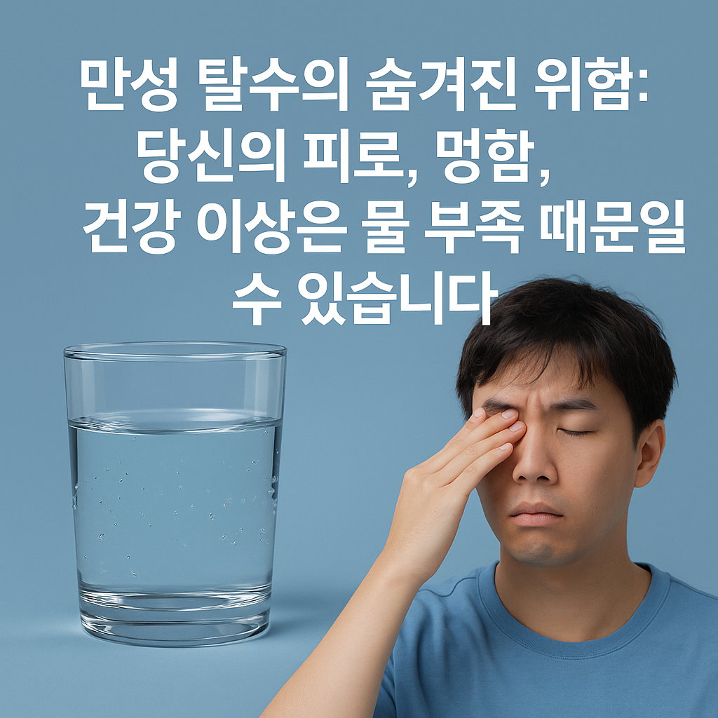 만성 탈수의 숨겨진 위험