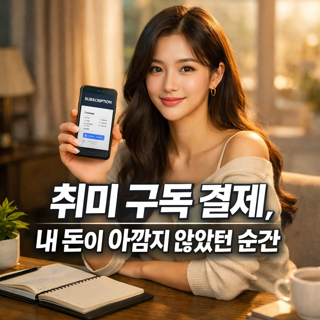 취미 구독 결제, 내 돈이 아깝지 않았던 순간