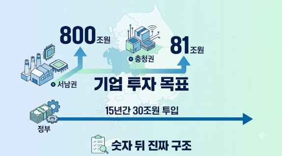 반도체 메가클러스터(투자규모, 역할분담, 성과지표)
