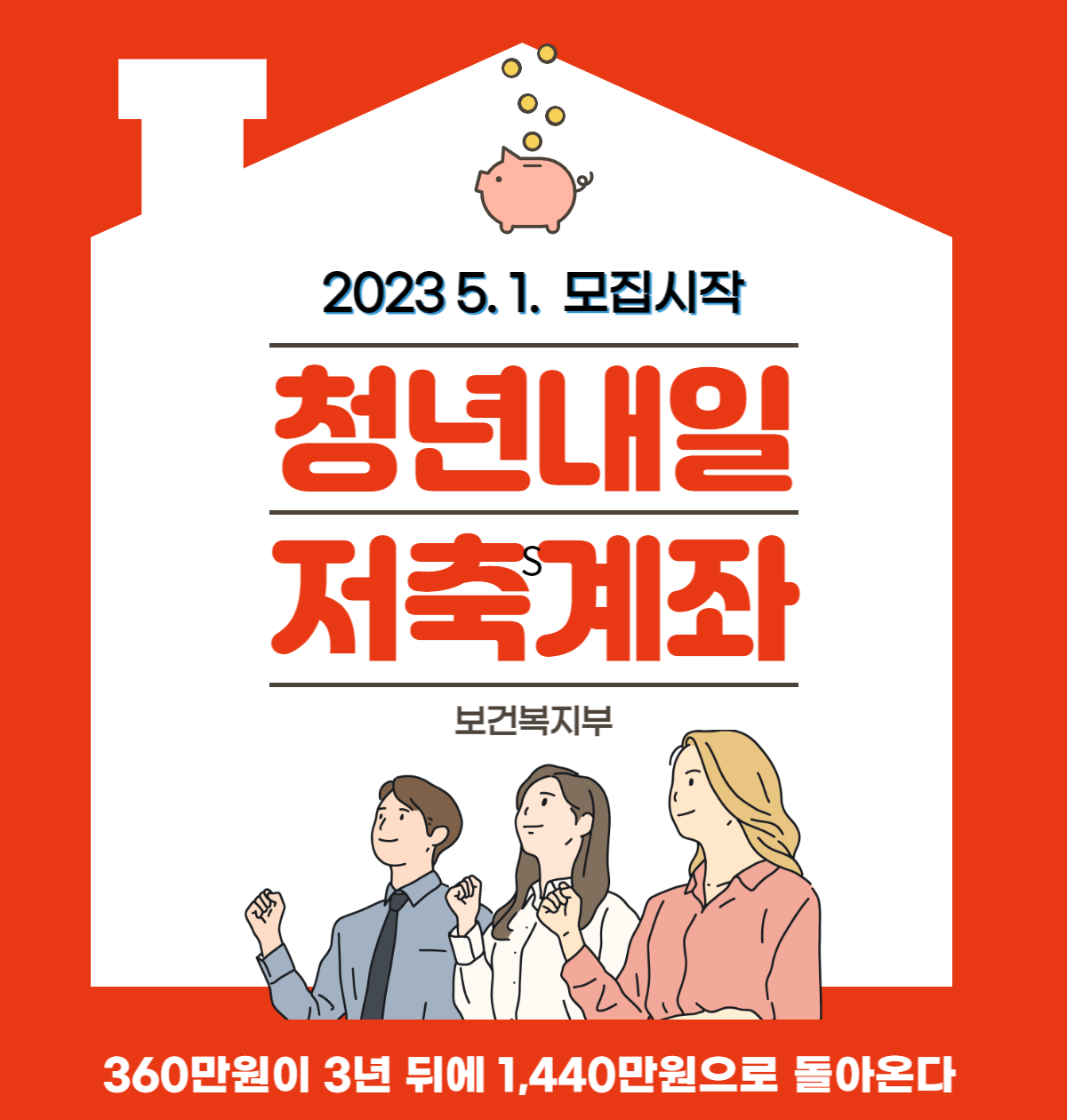 청년내일저축계좌 중위소득 신청자격 모집기한