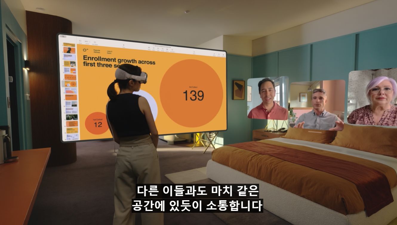 애플 비전 프로 VR AR 헤드셋