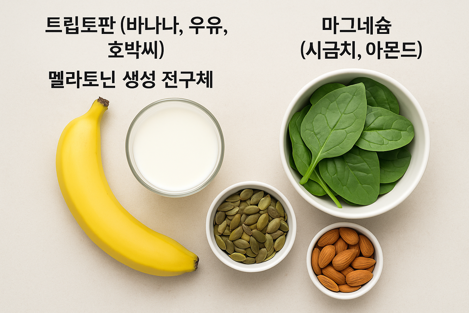 숙면을 돕는 음식들