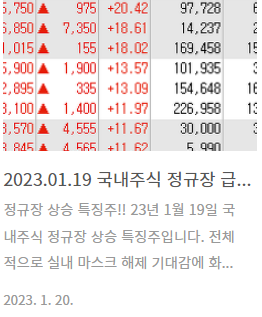화장품 주 관련 분석