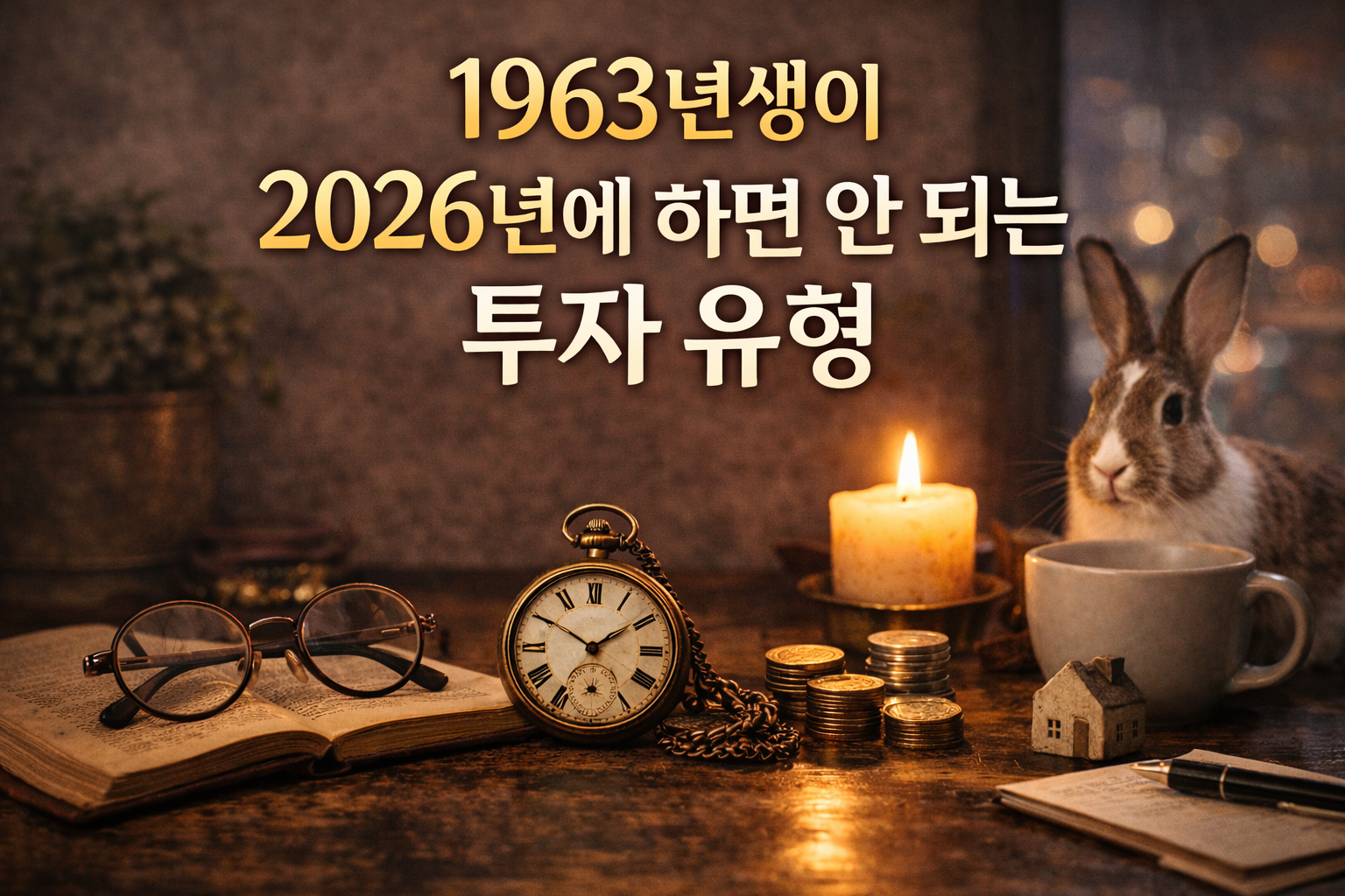 1963년생이 2026년에 하면 안 되는 투자 유형