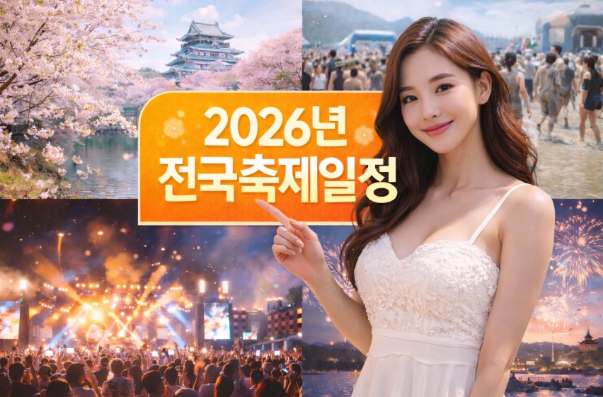 2026년 전국 축제 일정 총정리! 강력추천!