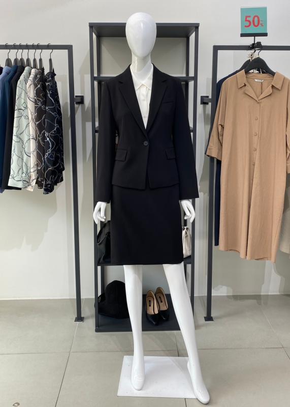 쉬즈미스 23 가을 H라인 스커트 바지 블랙 그레이 기본 정장세트