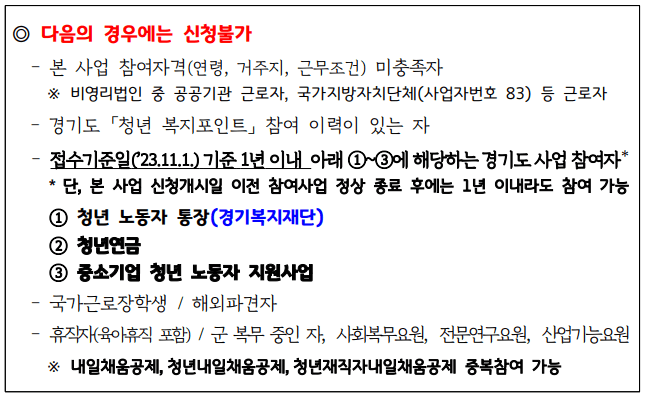 신청불가 확인