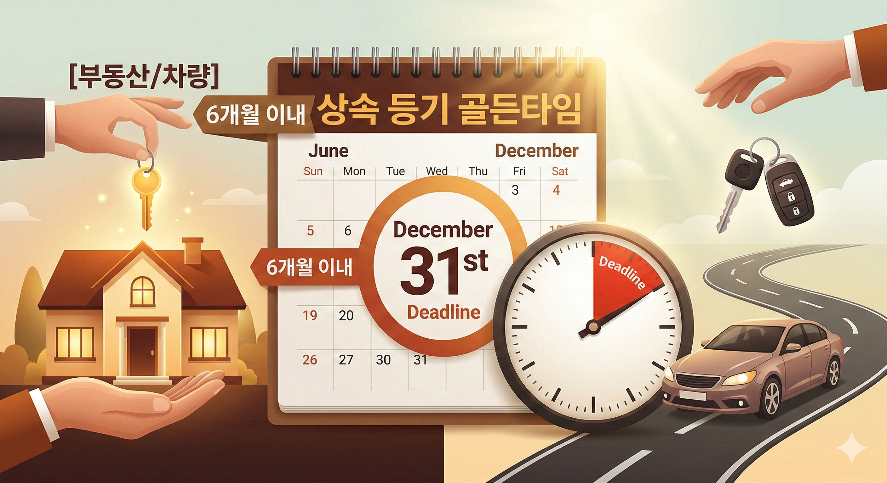 자동차·집 6개월 이내 상속 등기 골든타임