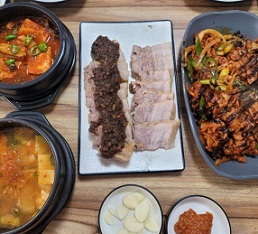 단양흑마늘요리