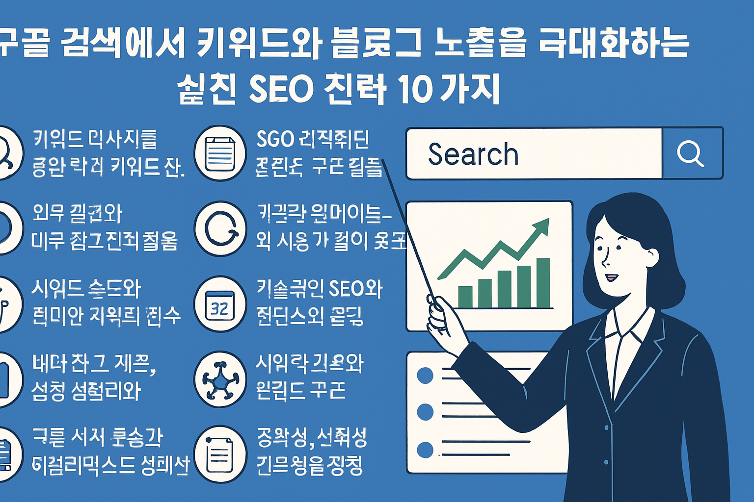 구글 검색에서 키워드와 블로그 노출을 극대화하는 실전 SEO 전략 10가지