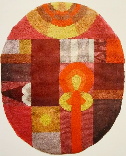 추상적 모티브가 있는 타원형 구성 , 1922년 
Sophie Taeuber-Arp