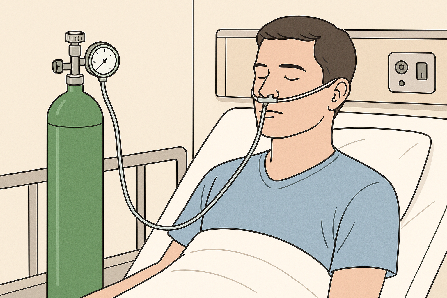 비강캐뉼라를 이용한 산소 - 기본간호 [핵심간호술기]