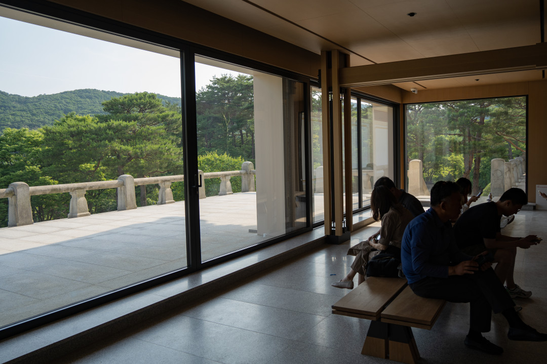 호암 미술관 2층 풍경