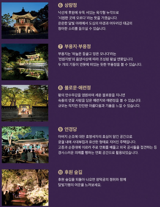 2024년 창덕궁 달빛기행