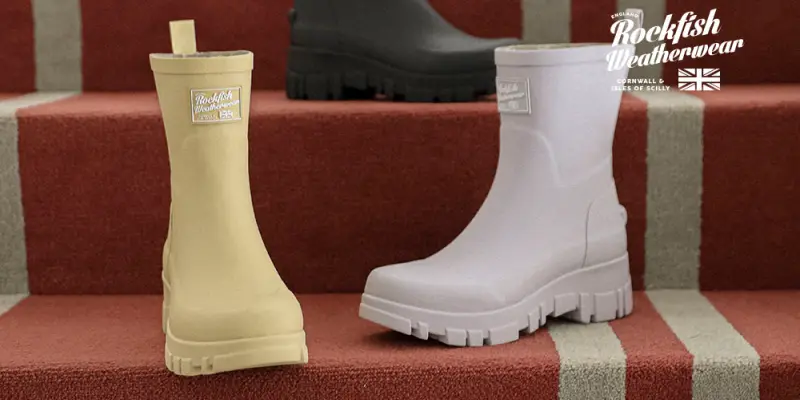 락피쉬 언더웨어 레인부츠