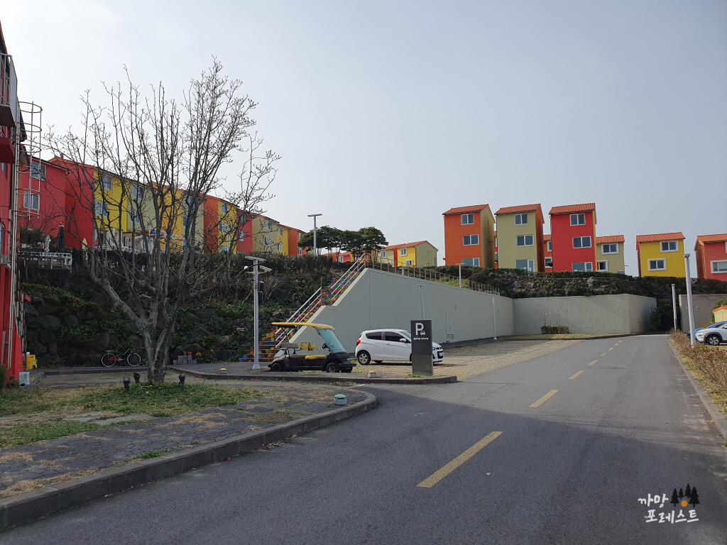 제주 조천 스위스 마을 주차장