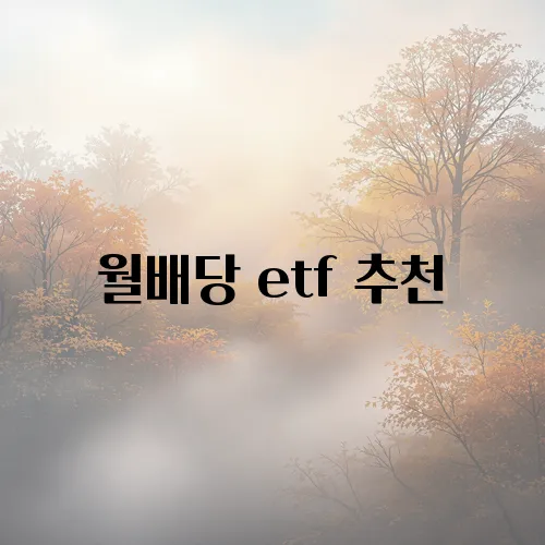 월배당 etf 추천