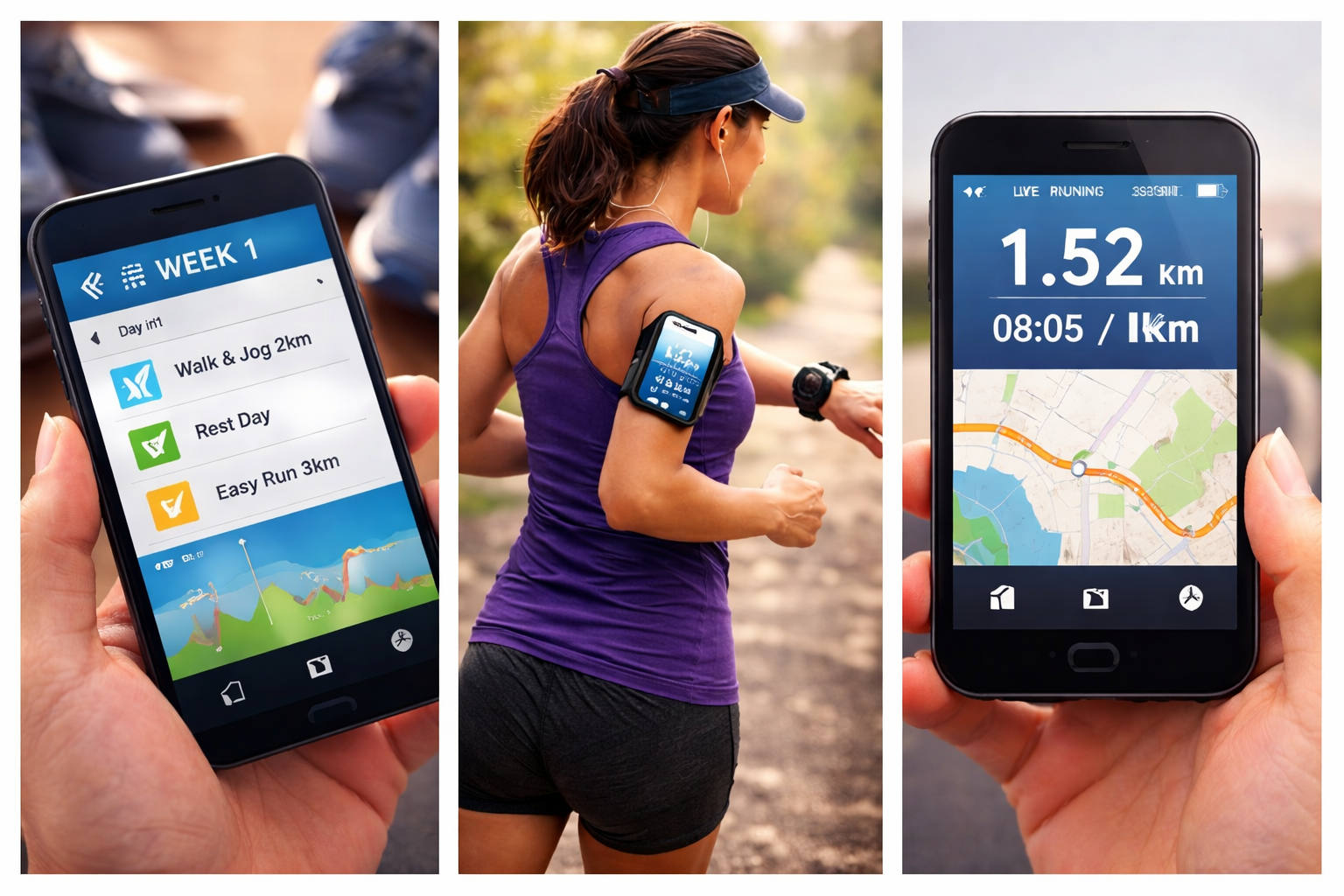 러닝 앱 추천 (초보자용, 훈련계획, 기록측정)