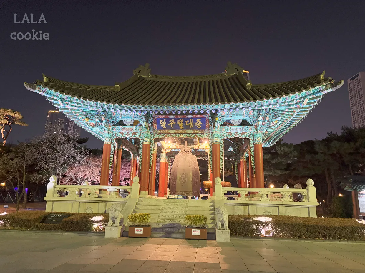 대구-야경-달구벌대종-불빛