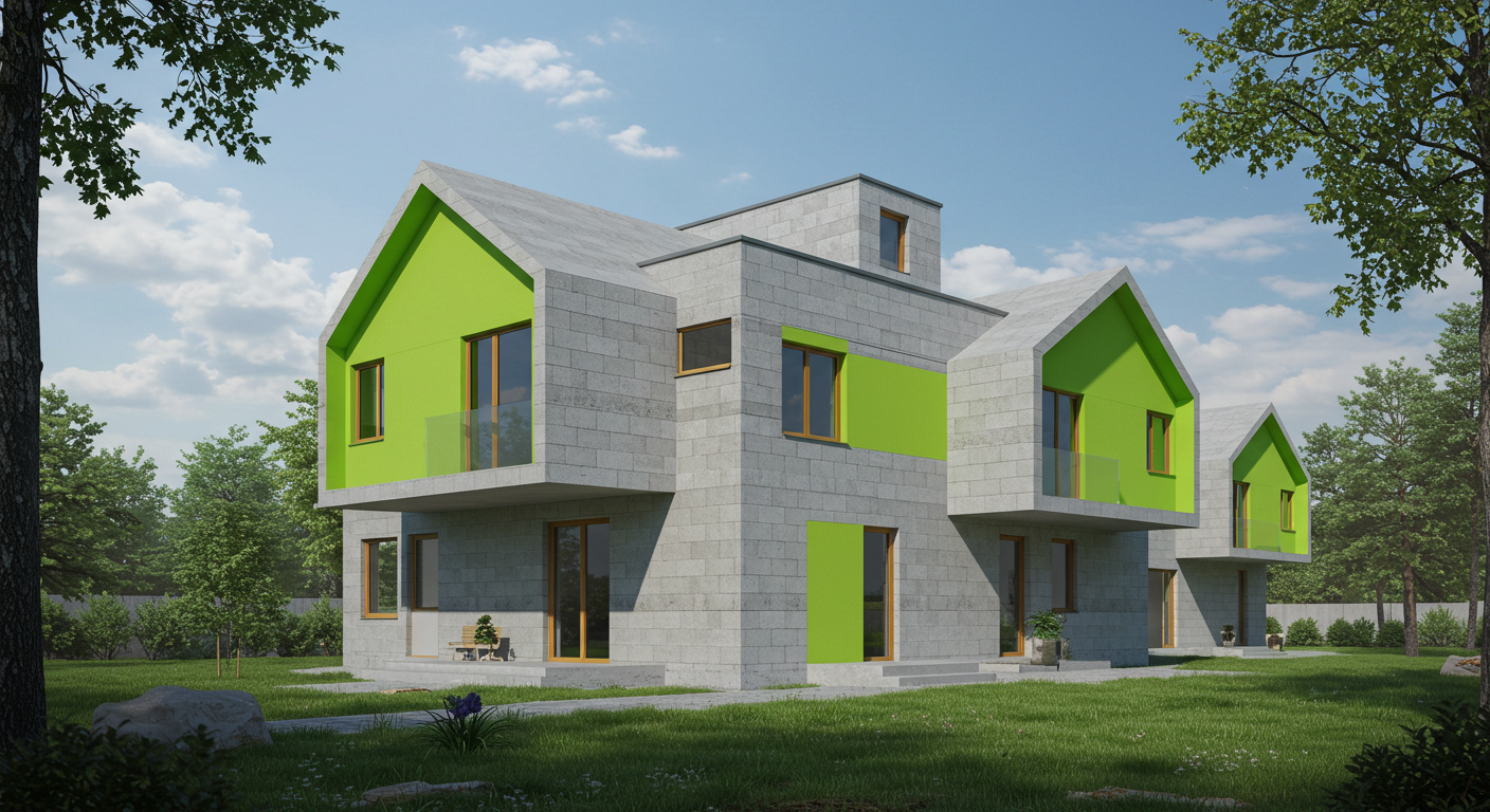 ALC블럭 주택 사진