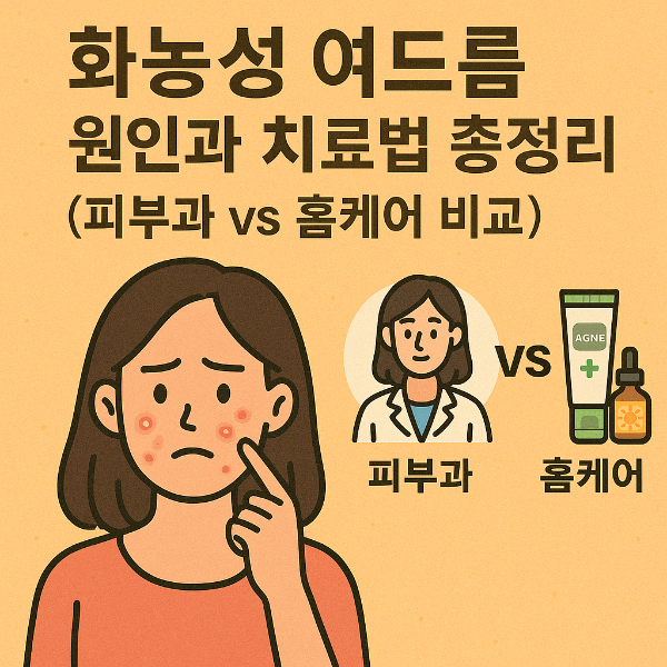 화농성 여드름 치료