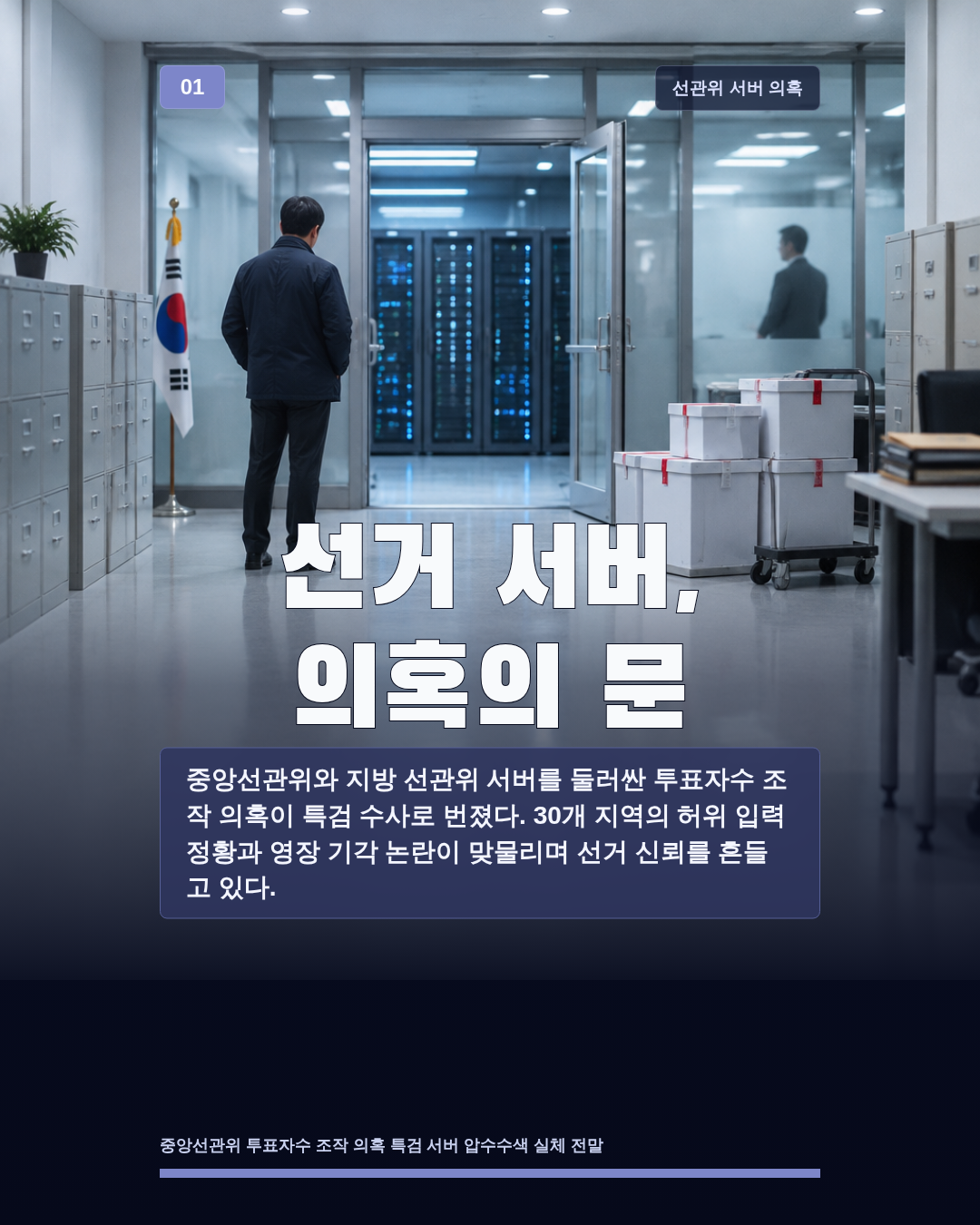 선거 서버, 의혹의 문