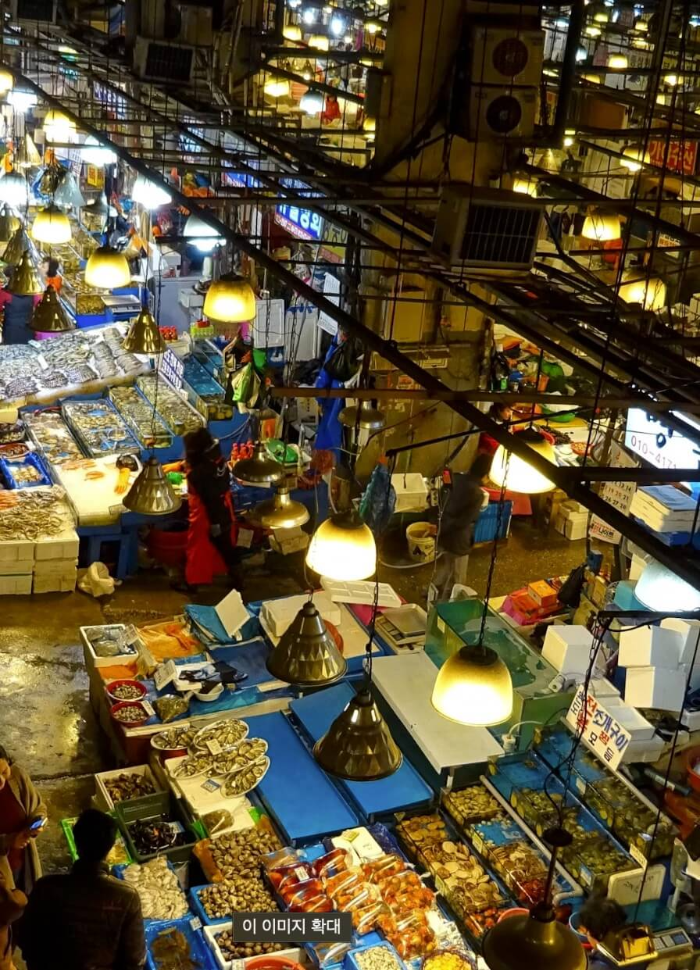 노량진 옛날 수산시장 사진