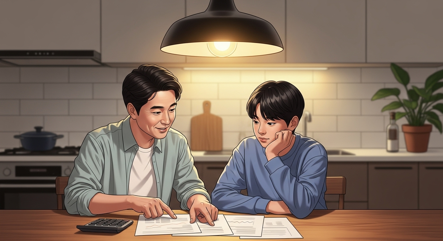 부모자녀금전거래, 생활비증빙