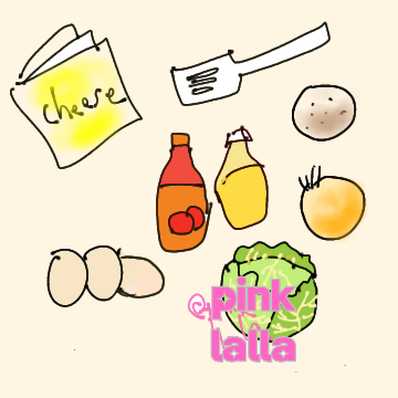 감자피자 재료준비