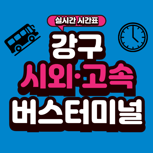 강구 버스터미널 시간표