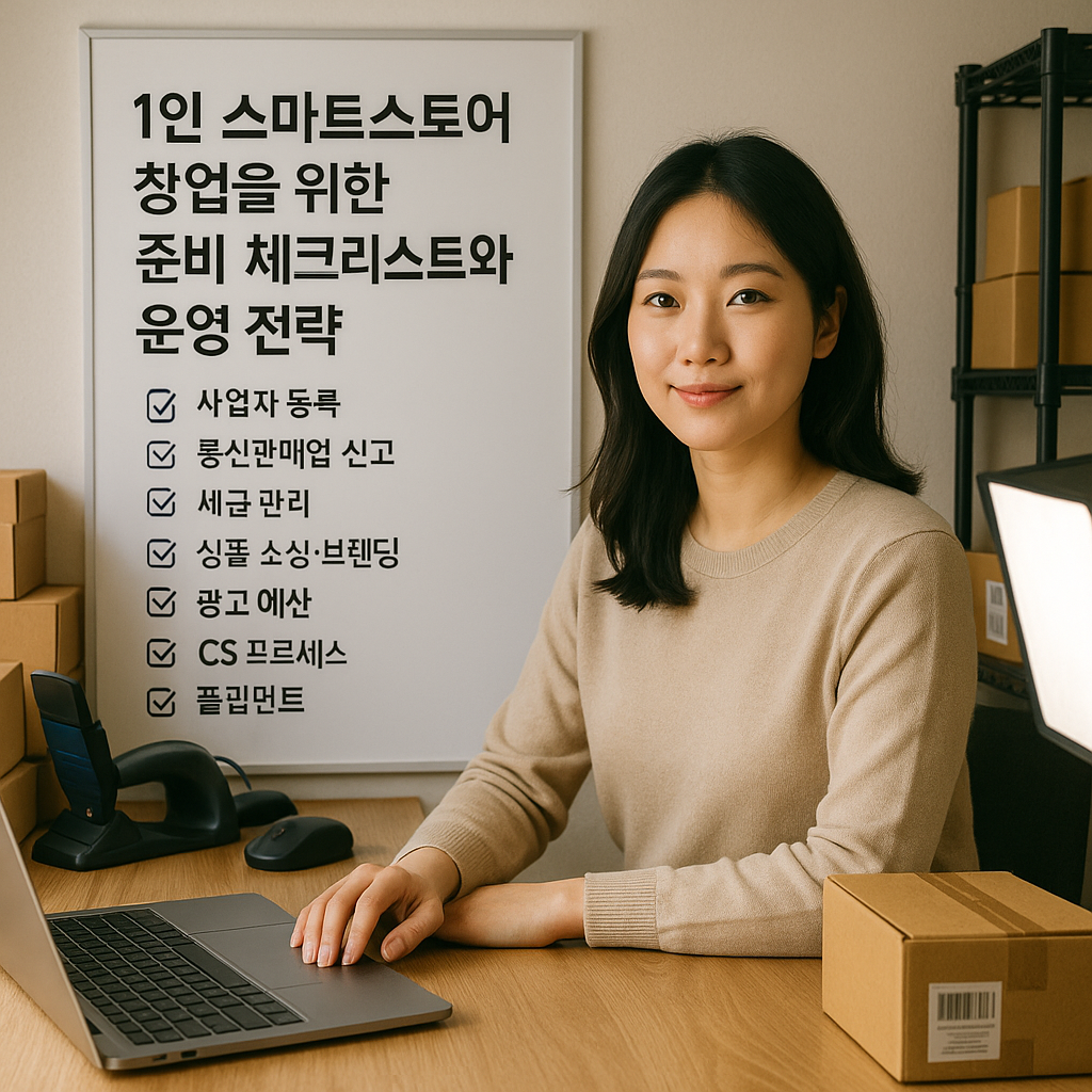 1인 스마트스토어 창업을 위한 준비 체크리스트와 운영 전략