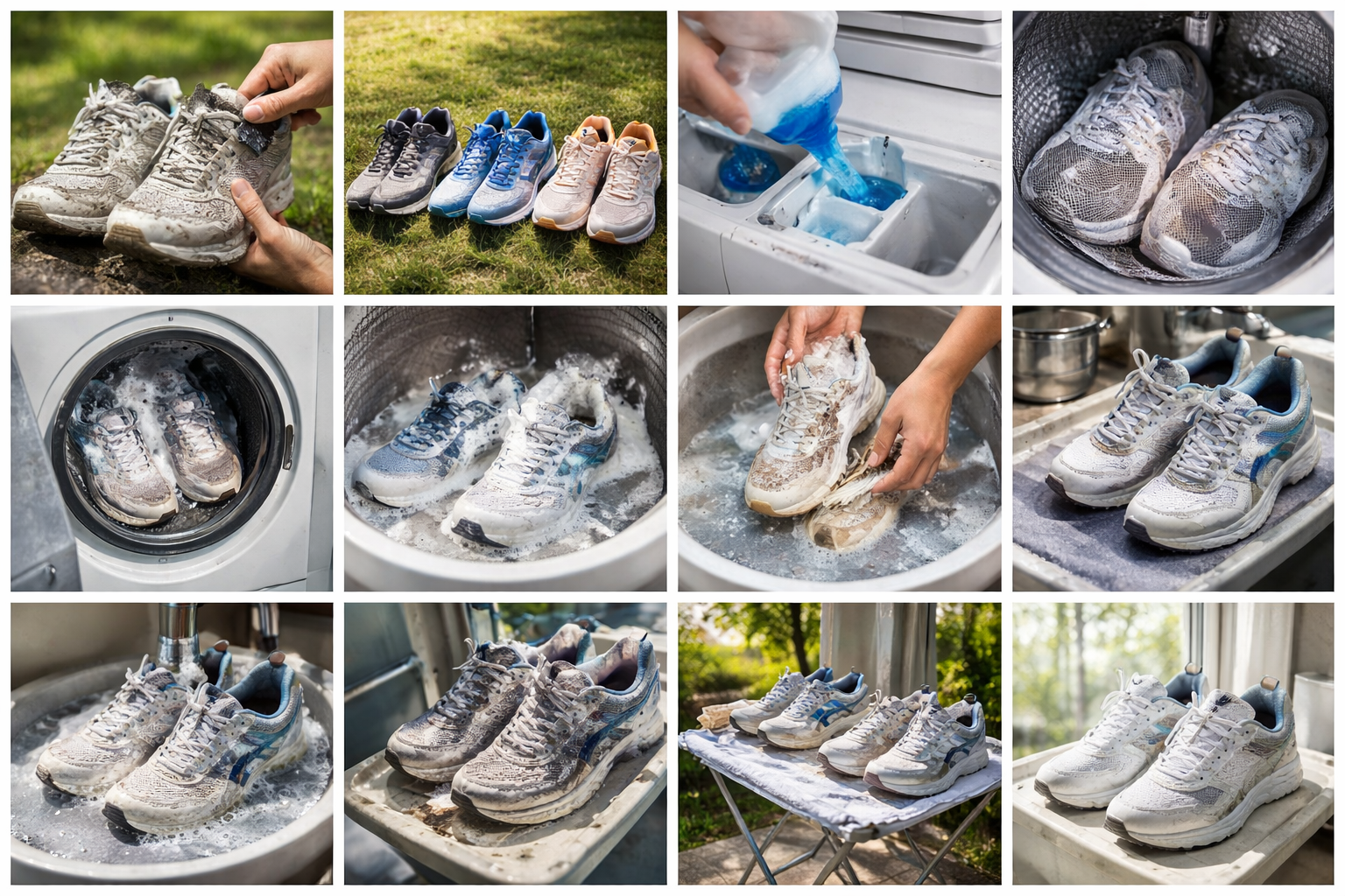 러닝화 세탁법 (세탁 주기, 세탁기 사용, 손세탁)