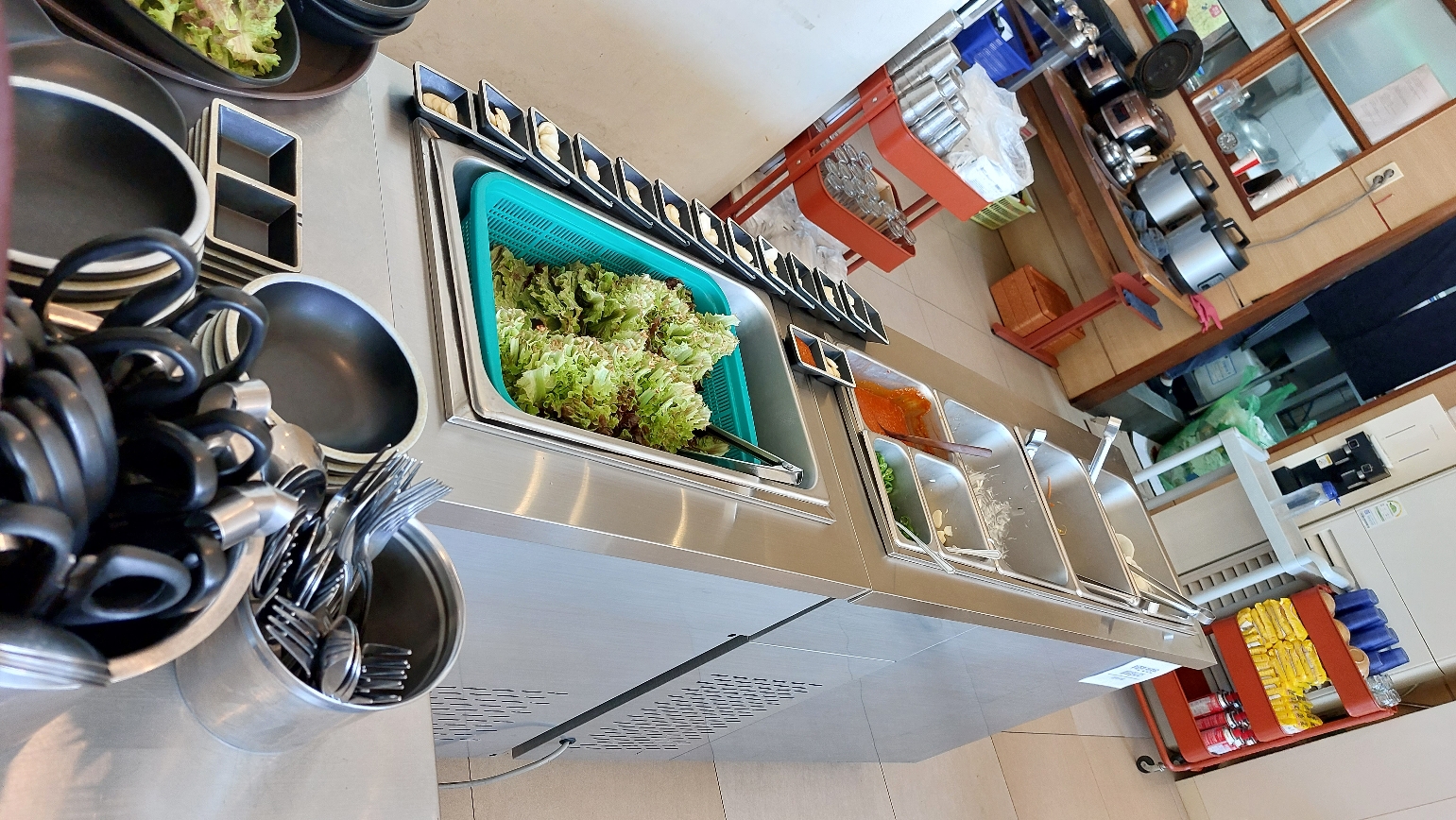 유성불백 죽동점 샐러드바 사진