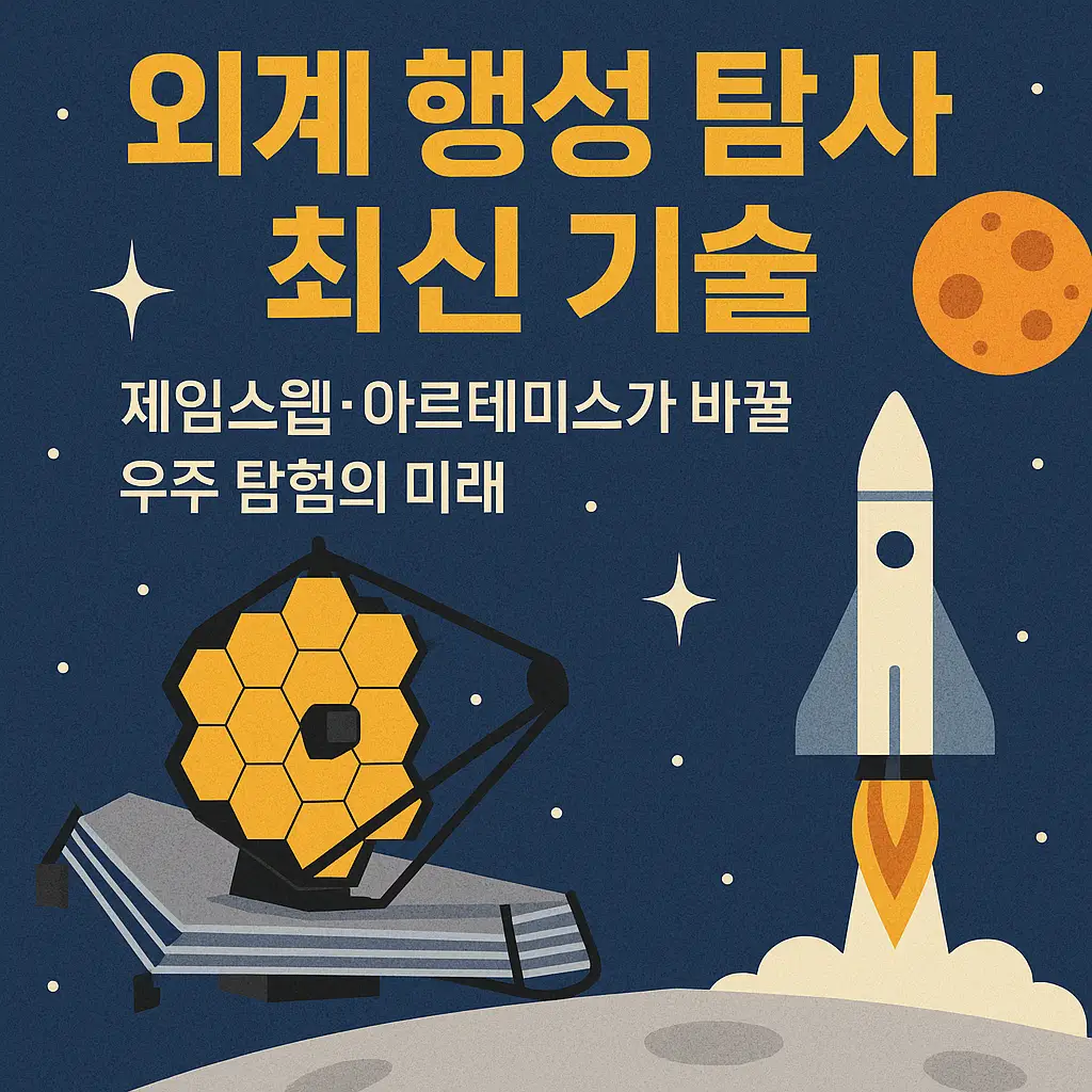 외계 행성 탐사 최신 기술 &ndash; 제임스웹&middot;아르테미스가 바꿀 우주 탐험의 미래