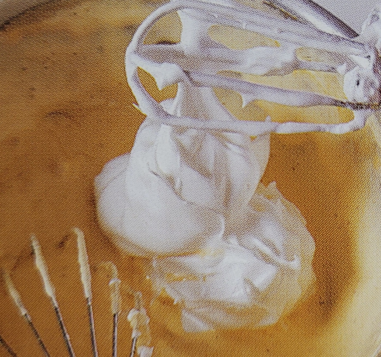 반죽에 머랭 넣기