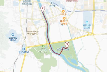 2024 순천만 국가정원 정원드림호 코스 지도